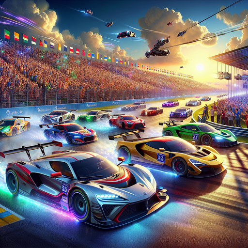 Exciting Race Day Adventure Paint By Color