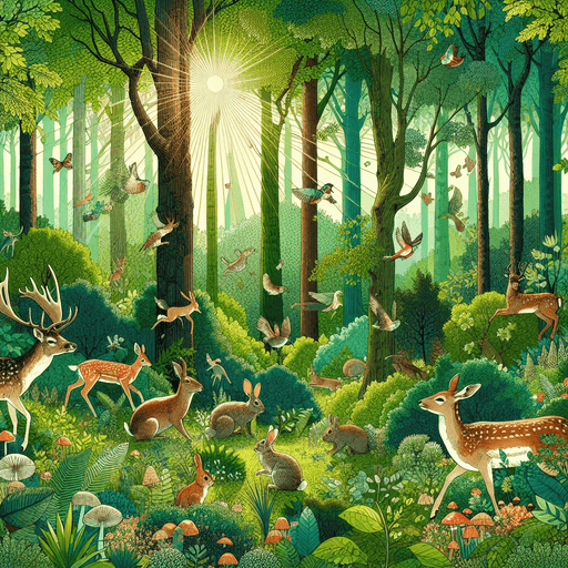 Wild Woodland Creatures Paint By Diamond