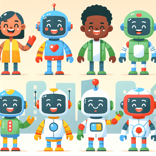 Robots' Playtime Diamonded Painting Kits