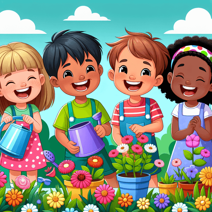 Cheery Little Gardeners Paint By Diamonds