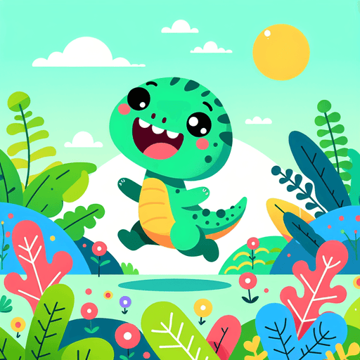 Jolly Dinosaur Paint By Diamonds Kits
