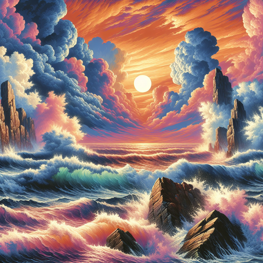 Adventurous Seascape Painting Diamond Kit