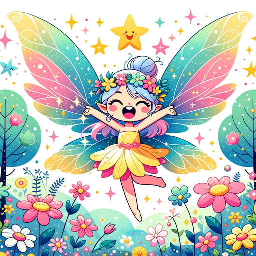 Charming Fairy Paint By Color