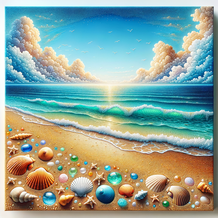 Ocean Serenity 5D DIY Paint By Diamond Kit