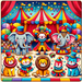 Whimsical Circus Animals Diamonded Painting Kits