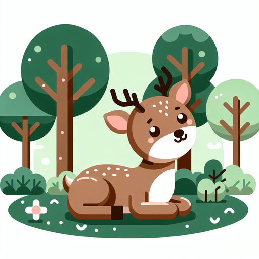 Gentle Woodland Deer DIY Paint By Diamonds