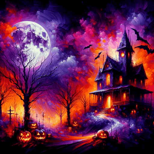 Spooky Night Delight Paint By Diamonds Art