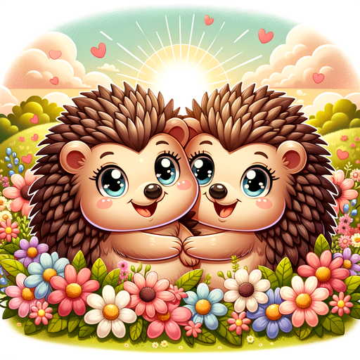 Happy Hedgehogs Paint By Diamonds Kits