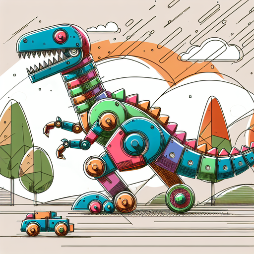 Robo-Dino Playtime DIY Paint By Diamonds