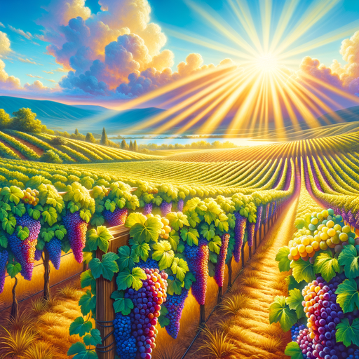 Sunny Vineyard Paint By Color