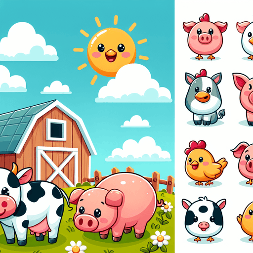 Sunny Days At The Farm Painting By Diamonds Kit