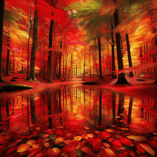 Dazzling Autumn Leaves Diamonded Painting Kits