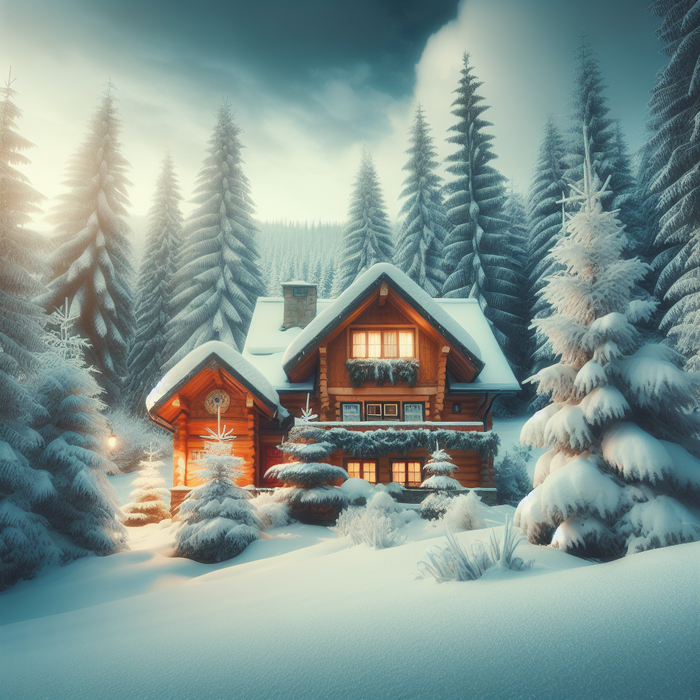 Cozy Mountain Cabin Diamonded Painting Kits