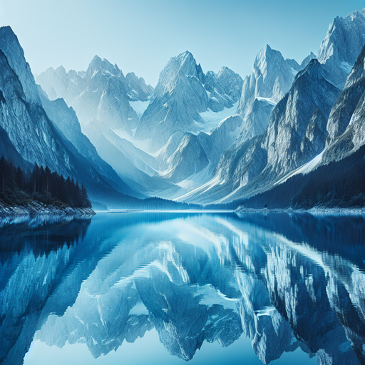 Mountain Reflection Mirage Paint By Diamond