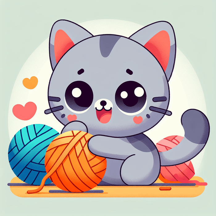 Giggling Kitten Paint By Color