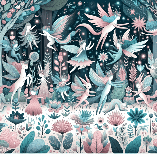 Mystical Fairy Tale Forest Paint By Color