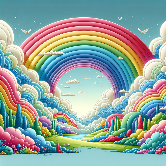 Sweet Dreams Over The Rainbow Diamond Painting