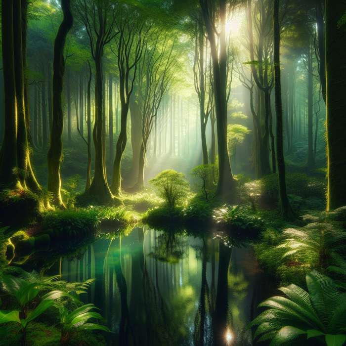 Mystic Forest Pond Paint By Diamonds