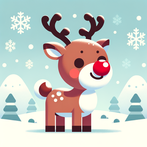 Merry Reindeer Painting Diamond Kit