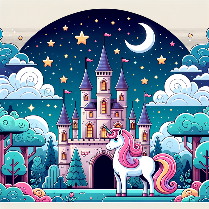 Moonlit Fairytale Adventure Paint By Color