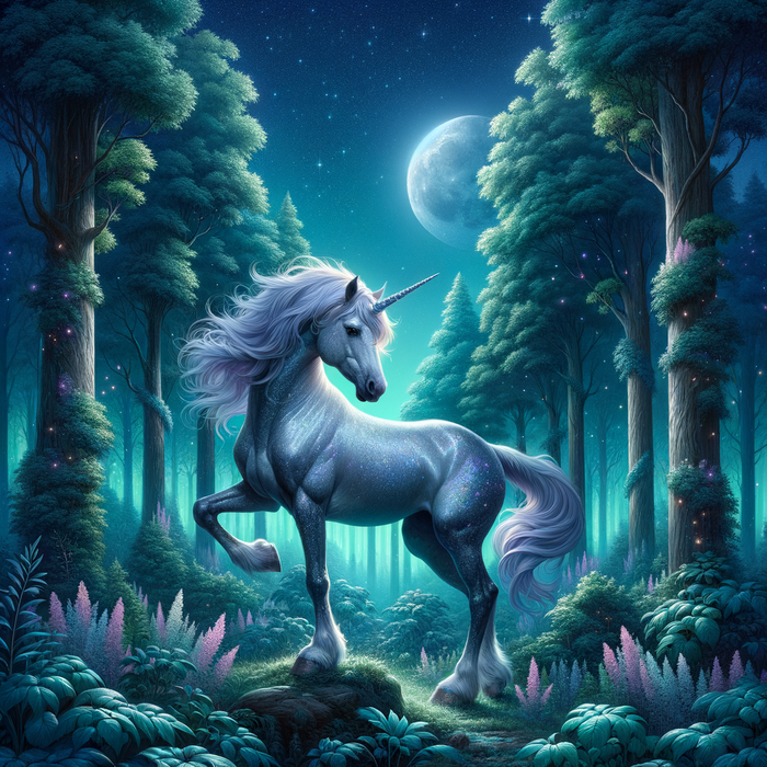 Mystical Unicorn Dreamscape 5D DIY Paint By Diamond Kit