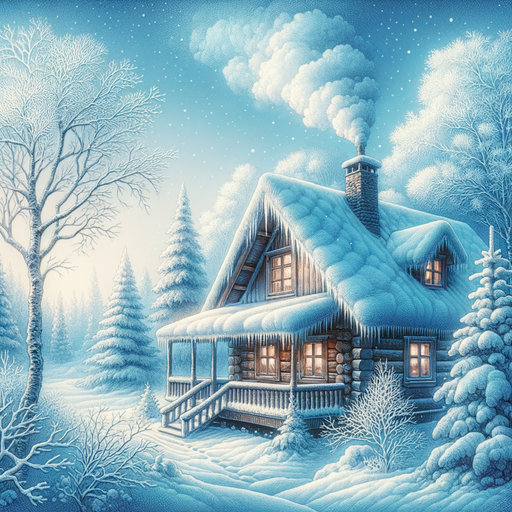 Frosty Winter Wonderland Paint By Color