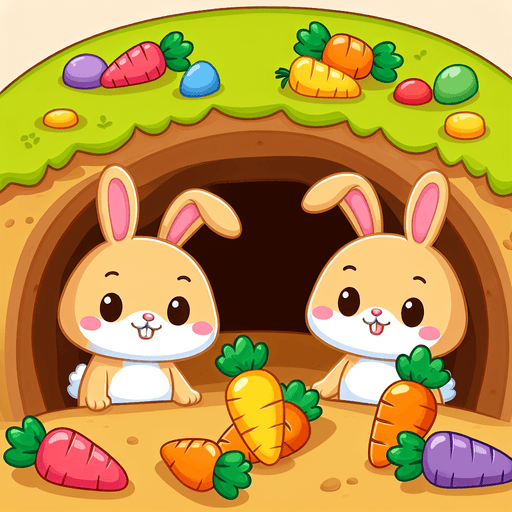 Bunny Burrow Discovery Painting By Diamonds Kit