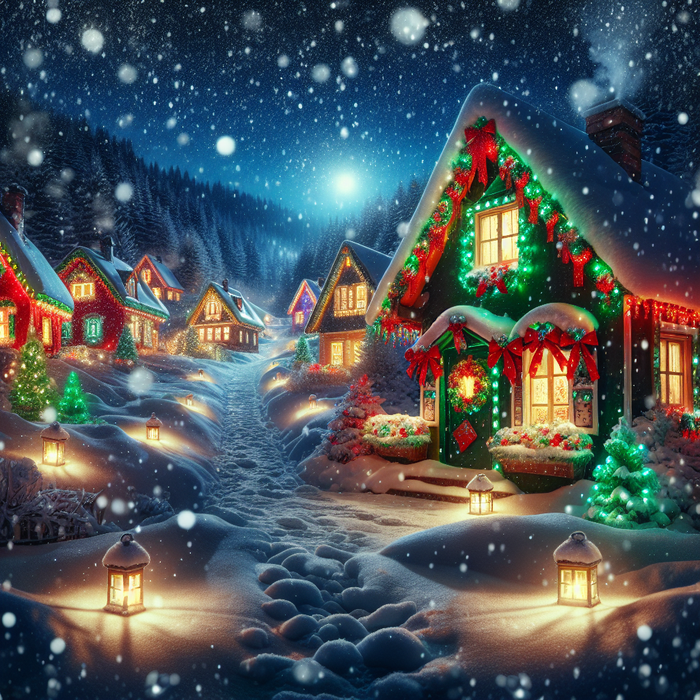 Christmas Eve Luminescence Diamonded Painting Kits