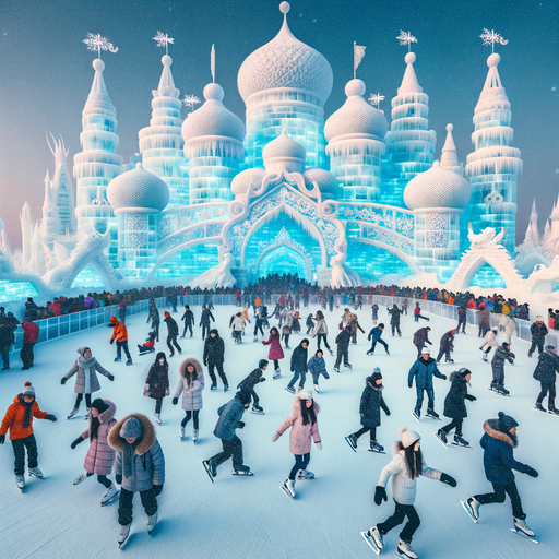 Harbin International Ice And Snow Sculpture Festival - Harbin Paint By Color