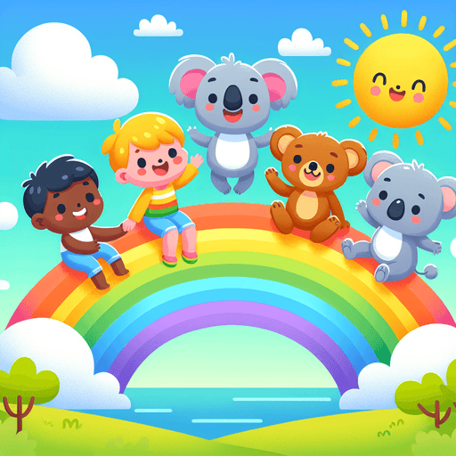 Joyful Rainbow Adventure Painting By Diamonds Kit