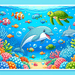 Underwater Adventure With Sea Friends Painting Diamond Kit