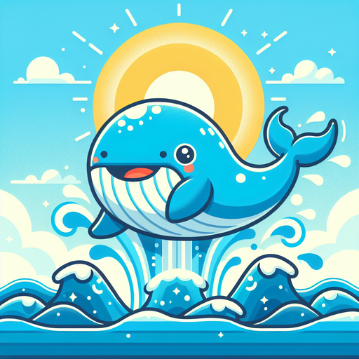 Playful Whale Diamonded Painting Kits