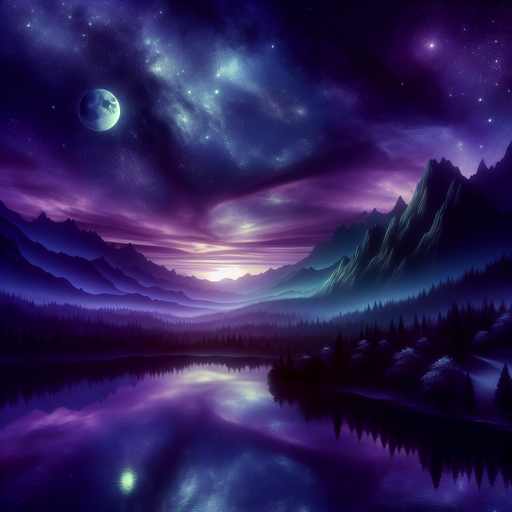 Mystical Nightfall Diamond Painting
