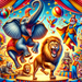 Playful Circus Animals Diamond Painting