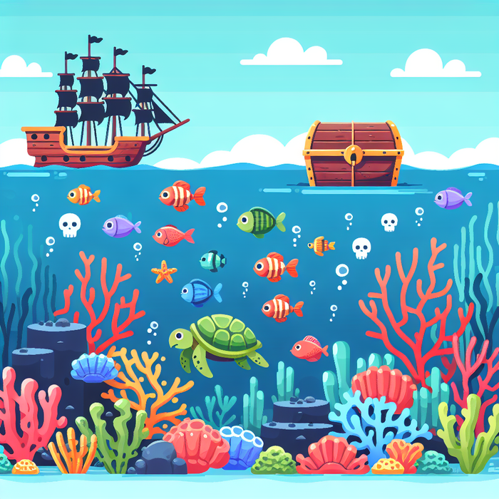 Sunken Treasure Dive Paint By Diamonds Art