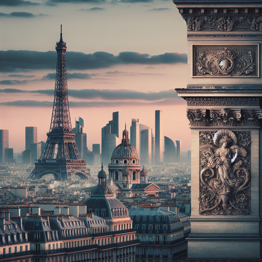 Elegant Parisian Skyline Diamond Painting