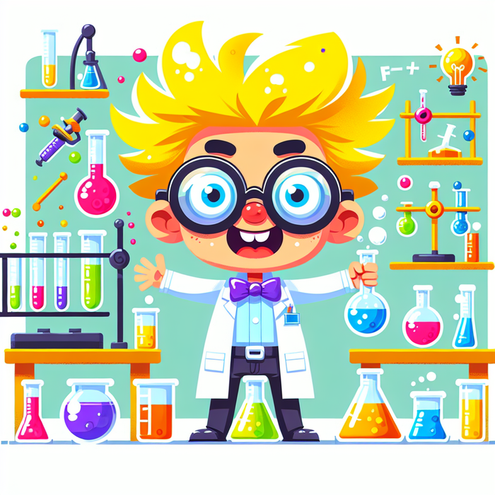 Wacky Scientist's Lab Paint By Diamonds Art