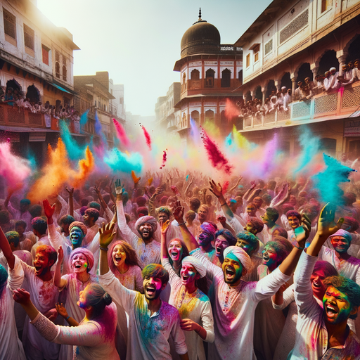 Holi Festival - Mathura Diamond Painting