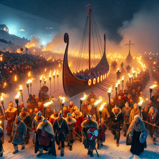 Up Helly Aa - Scotland Diamonded Painting Kits