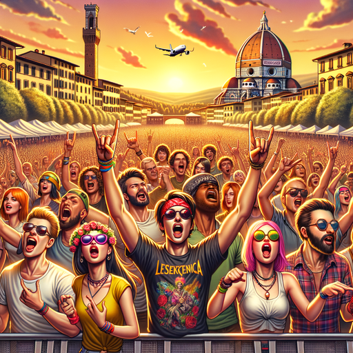 Firenze Rocks Festival Paint By Diamonds Art