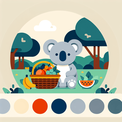 Cuddly Koala Picnic Diamonded Painting Kits