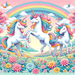 Mystical Unicorn Parade Diamond Painting