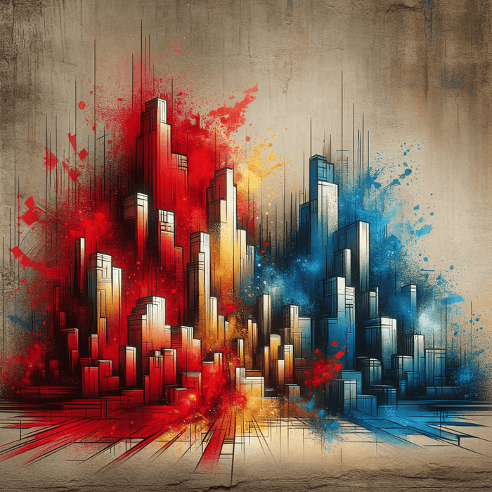 Urban Graffiti Vibes Paint By Color