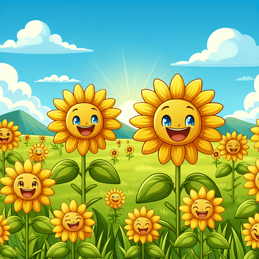 Charming Sunflowers Paint By Color