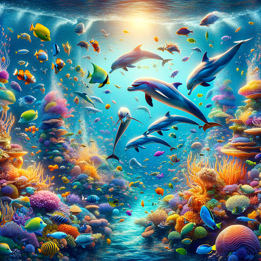 Playful Underwater Kingdom Diamond Painting