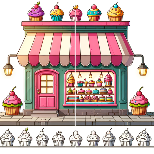 Delightful Dessert Shop Paint By Diamonds Art