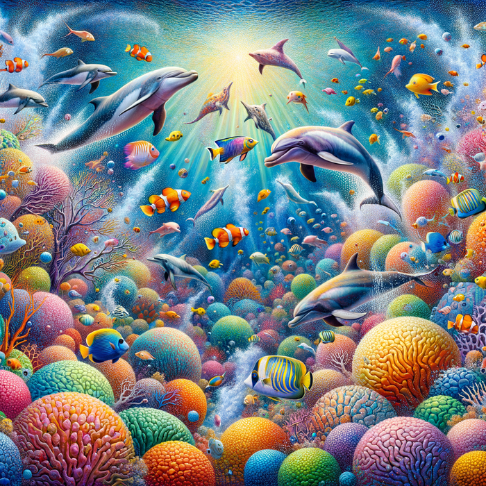 Whimsical Underwater Paradise 5D DIY Paint By Diamond Kit