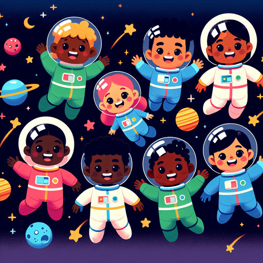 Adventurous Space Explorers Paint By Diamonds Kits