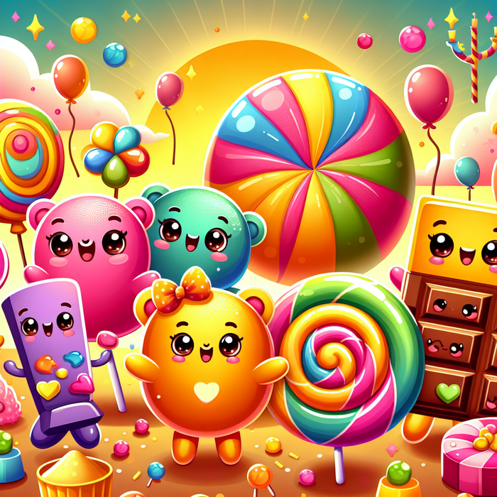 Adventure In The Candy Kingdom Paint By Diamonds Kits