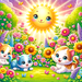 Charming Kittens Playing Paint By Diamonds Art